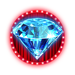 12 super hot diamonds ultimate scatter symbol icon