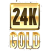 24k gold tiger scatter symbol icon