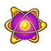 atomic hot 100 classics series scatter symbol icon