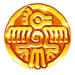 aztec chief scatter coin symbol icon