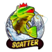 big bass christmas bash scatter symbol icon