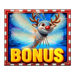 big game fishing christmas catch bonus reindeer symbol icon