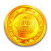 coin win hold the spin scatter gold symbol icon