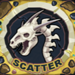 dragon hunt scatter symbol icon