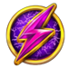 electro coin link scattert super symbol icon
