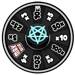epic sixsixsix scatter symbol icon
