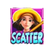 floating market scatter symbol icon