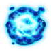 great ghosts blue scatter symbol icon