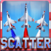 happy 4th of july scatter symbol icon