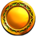 mexican ways coin scatter symbol icon