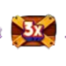 mine blast wild scatter 3 symbol icon