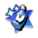 minted mike blue scatter symbol icon