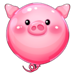 piggy balloons scatter symbol icon