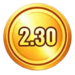rice and riches hold and win coin scatter symbol icon