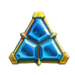 tomb of gold reimagined blue scatter symbol icon