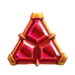 tomb of gold reimagined red scatter symbol icon