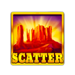 wolf gold scatter symbol icon
