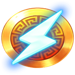 zeuss thunderbolt scatter symbol icon