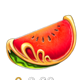 100 art of gold watermelon symbol icon