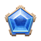 101 crystal skulls blue symbol icon
