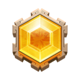 101 crystal skulls yellow symbol icon