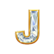 101 diamonds diamond j symbol icon