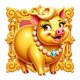 101 diamonds golden pig 2 symbol icon