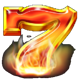 10 fire fruits 7 symbol icon