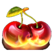 10 fire fruits cherry symbol icon