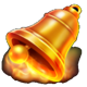 10 fire fruits fire bell symbol icon