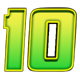 1st cricket league 10 symbol icon