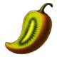 243 chili kiwi chili symbol icon