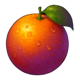 243 zeus fruits orange symbol icon