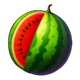 243 zeus fruits watermelon symbol icon