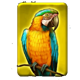 24k gold tiger parrot symbol icon