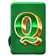 24k gold tiger q symbol icon