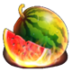30 fire fruits watermelon symbol icon