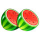 3 chests bonus combo watermelons symbol icon