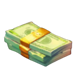 3 combo piggy money stacks symbol icon