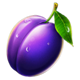 3 frozen crowns purple plum symbol icon