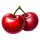3 wild jokers carnival cherries symbol icon
