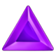 3 wild lions purple gem symbol icon