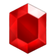 3 wild lions red gem symbol icon