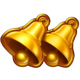 3x3 royal piggy hold the spin gold bells symbol icon