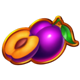 3x3 royal piggy hold the spin purple plums symbol icon