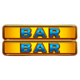 3x5 patrick hold the spin blue bar symbol icon