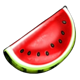 40 burning hot buy bonus watermelon slice symbol icon
