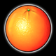 40 shining crown bell link orange symbol icon