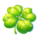 40 splendid sevens clover symbol icon