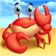 4 fantastic fish crab symbol icon